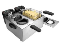 Freidora Eléctrica Doble Lacor 2x3.5 Litros 4000 W