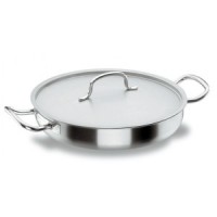 PAELLERA CON TAPA DE 36CM EN ACERO INOX 18/10 