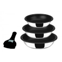 LOTE DE 3 SARTENES ANTIADHERENTE ECOLOGICO+MANGO SERIE ESPACE